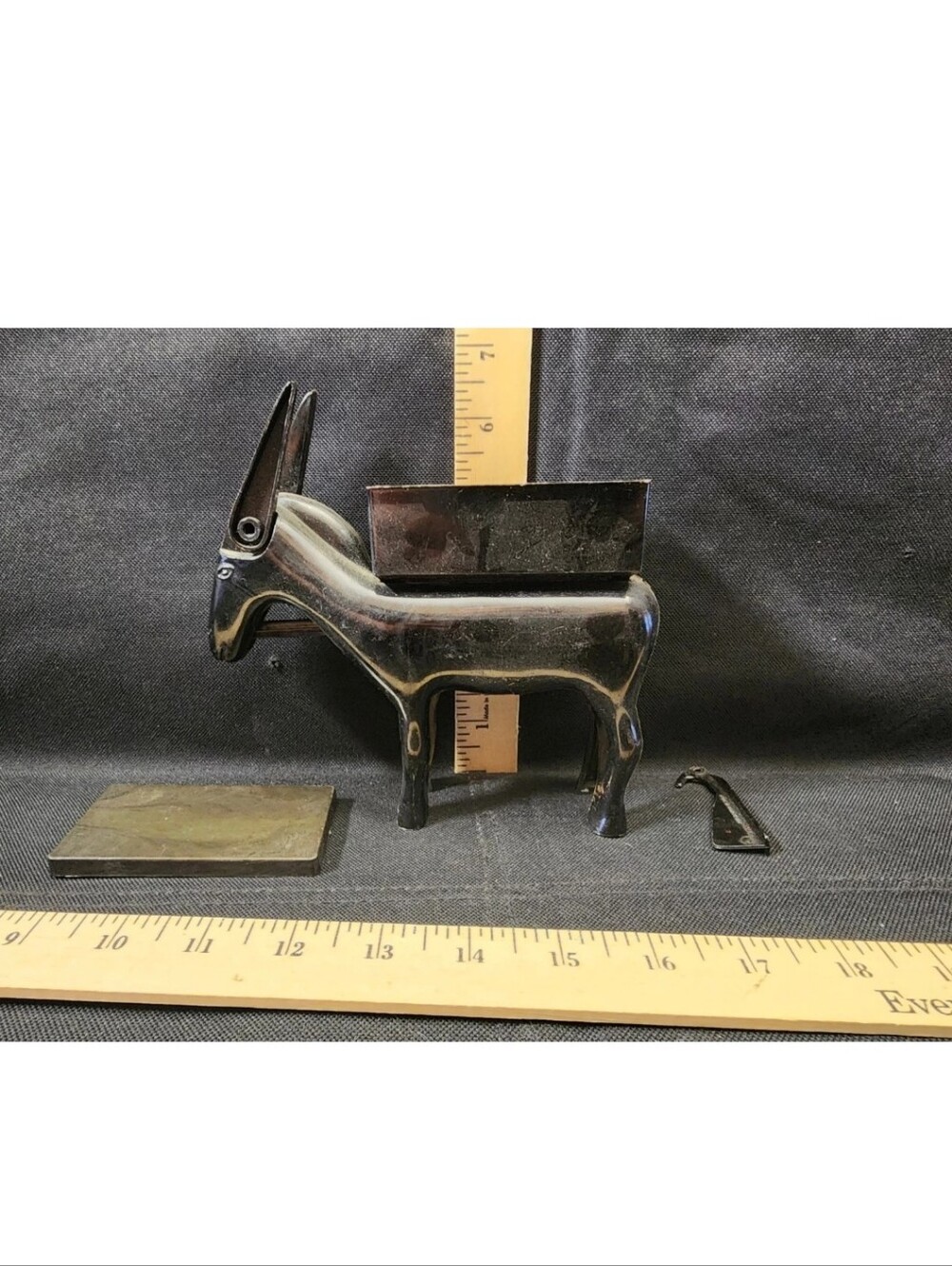 Vintage MCM Burro Cigarette Dispenser Used Complete